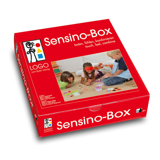 Sensino Doos – Spel voor zintuiglijke ervaring en motorische training, ideaal voor ouderen en dementiezorg.