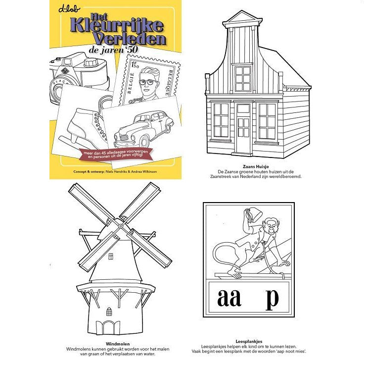 Het Kleurrijke Verleden – Kleurboek dat herinneringen ophaalt en creativiteit stimuleert bij ouderen met dementie.