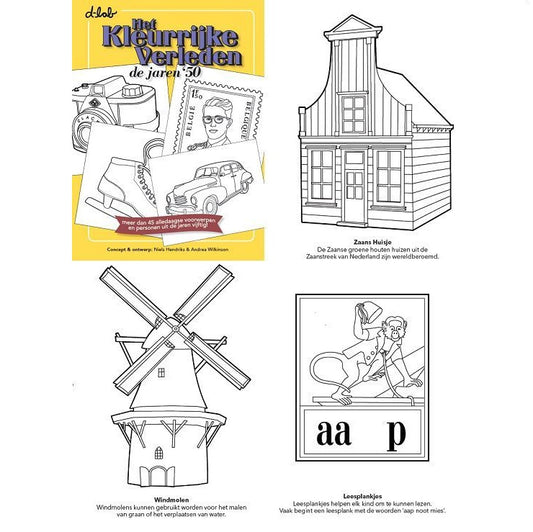 Het Kleurrijke Verleden – Kleurboek dat herinneringen ophaalt en creativiteit stimuleert bij ouderen met dementie.