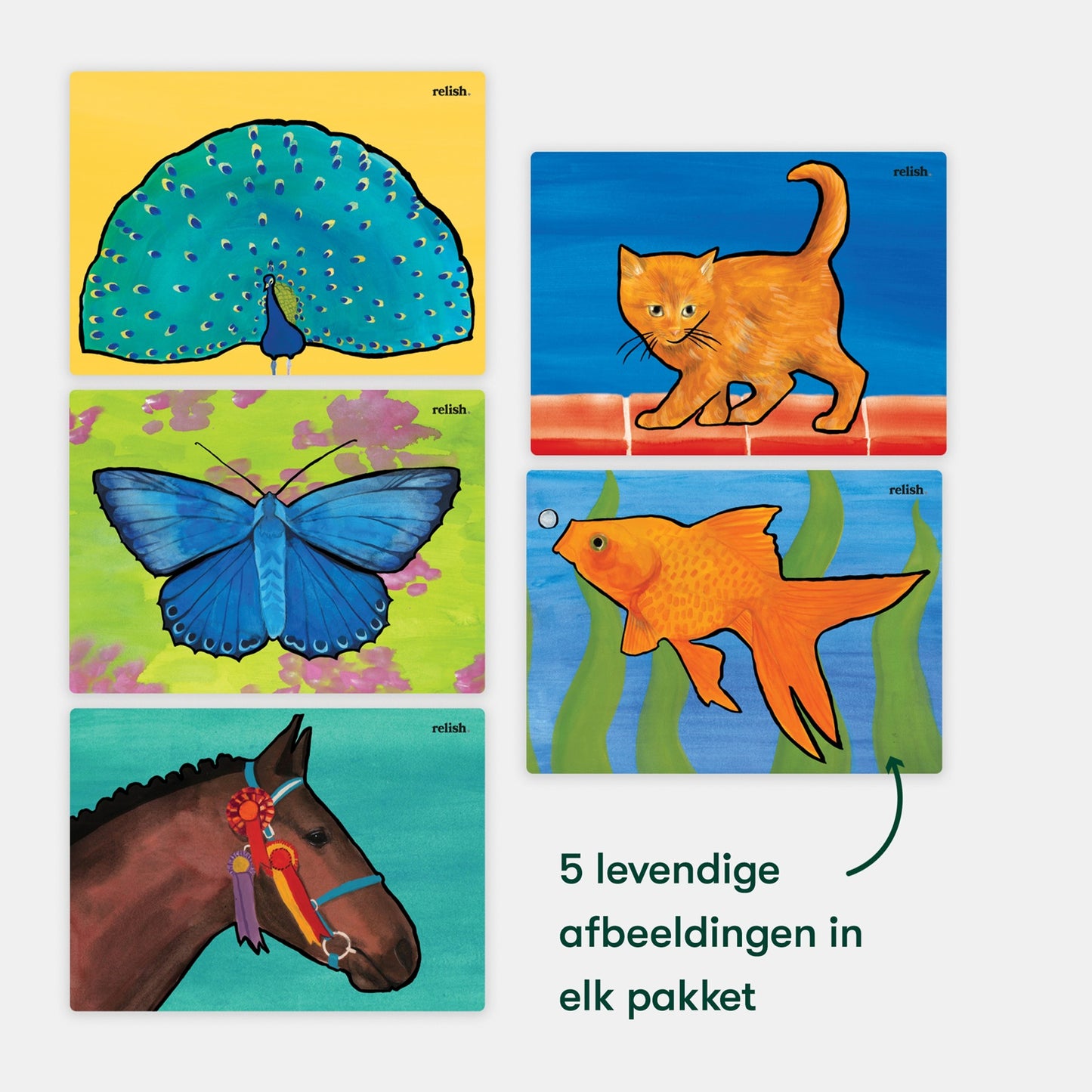 Schilderen met water - Schitterende dieren (Aquapaint voor mensen met dementie)
