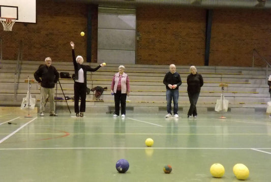 Pétanque Superior Indoor – Zachte jeu de boules set voor binnen, stimuleert activering en plezier voor senioren.