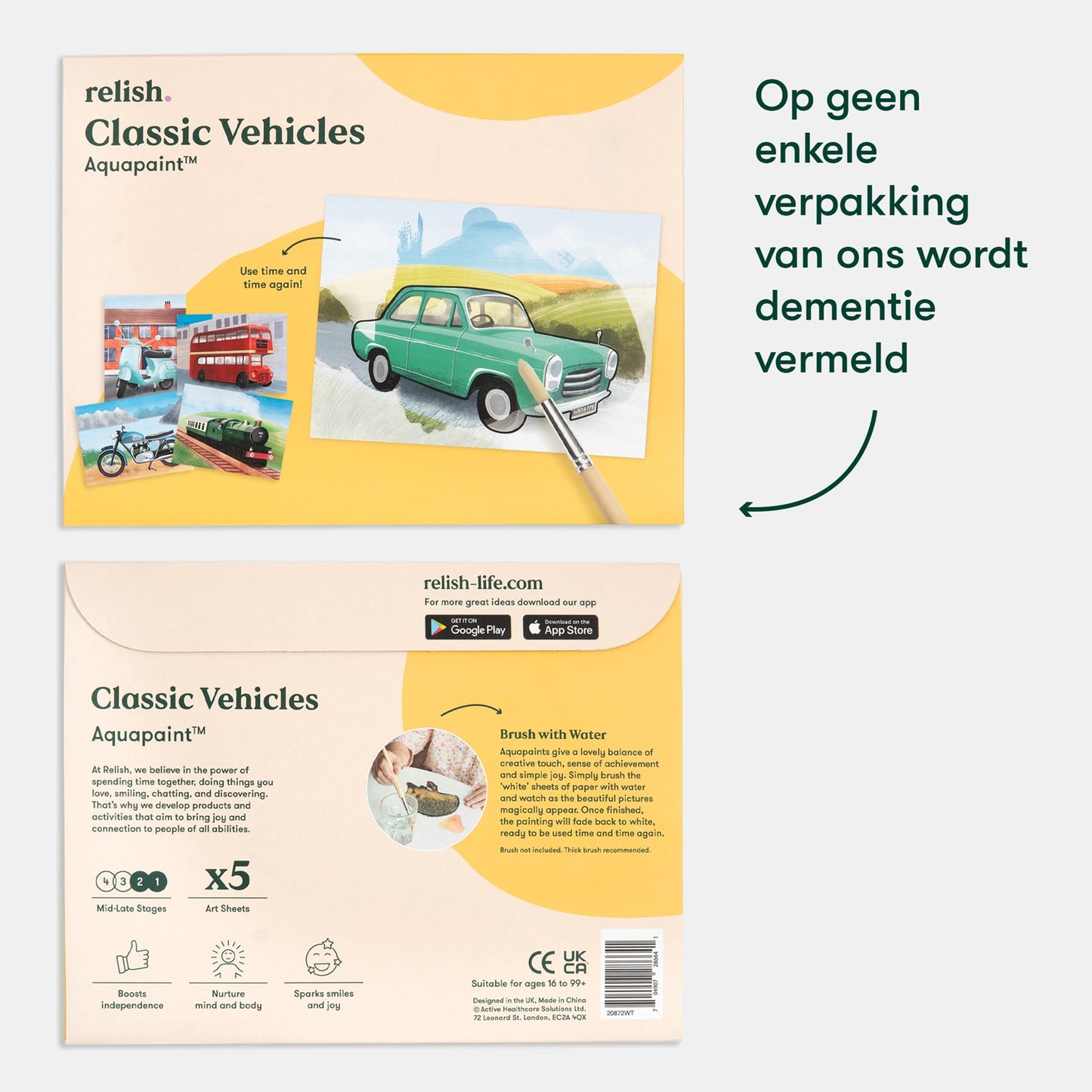 Schilderen met Water - Transport thema voor dementie