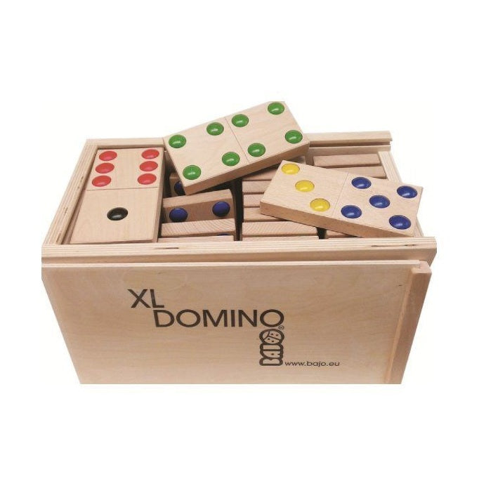 Domino XXL – Extra grote dominostenen met reliëfnoppen, ideaal voor ouderen en slechtzienden.