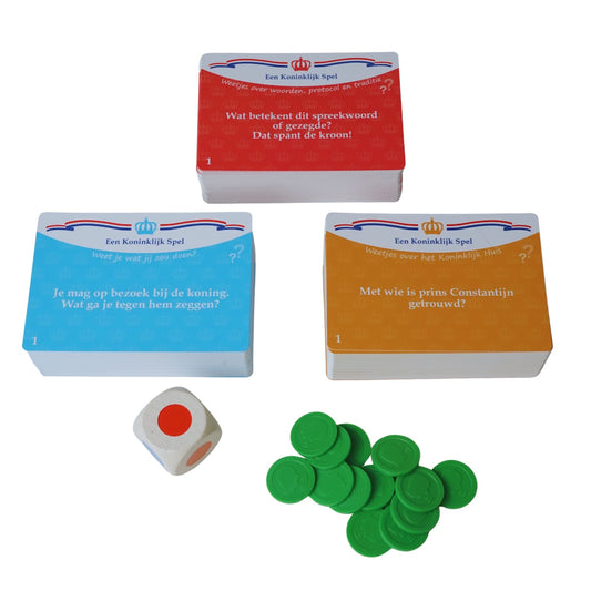 Koninklijk Spel - Leerzaam vraag- en gesprekskaartspel over het Koninklijk Huis