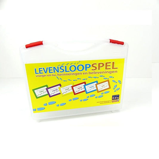 Levensloopspel – Spel voor het delen van herinneringen en het verbinden van generaties, ideaal voor senioren.