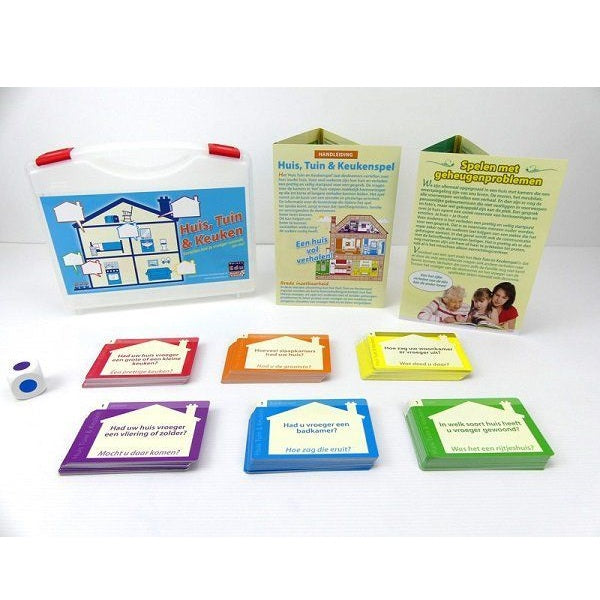 Huis Tuin en Keukenspel – Geheugenspel dat herinneringen ophaalt en interactie bevordert voor senioren en mensen met dementie.