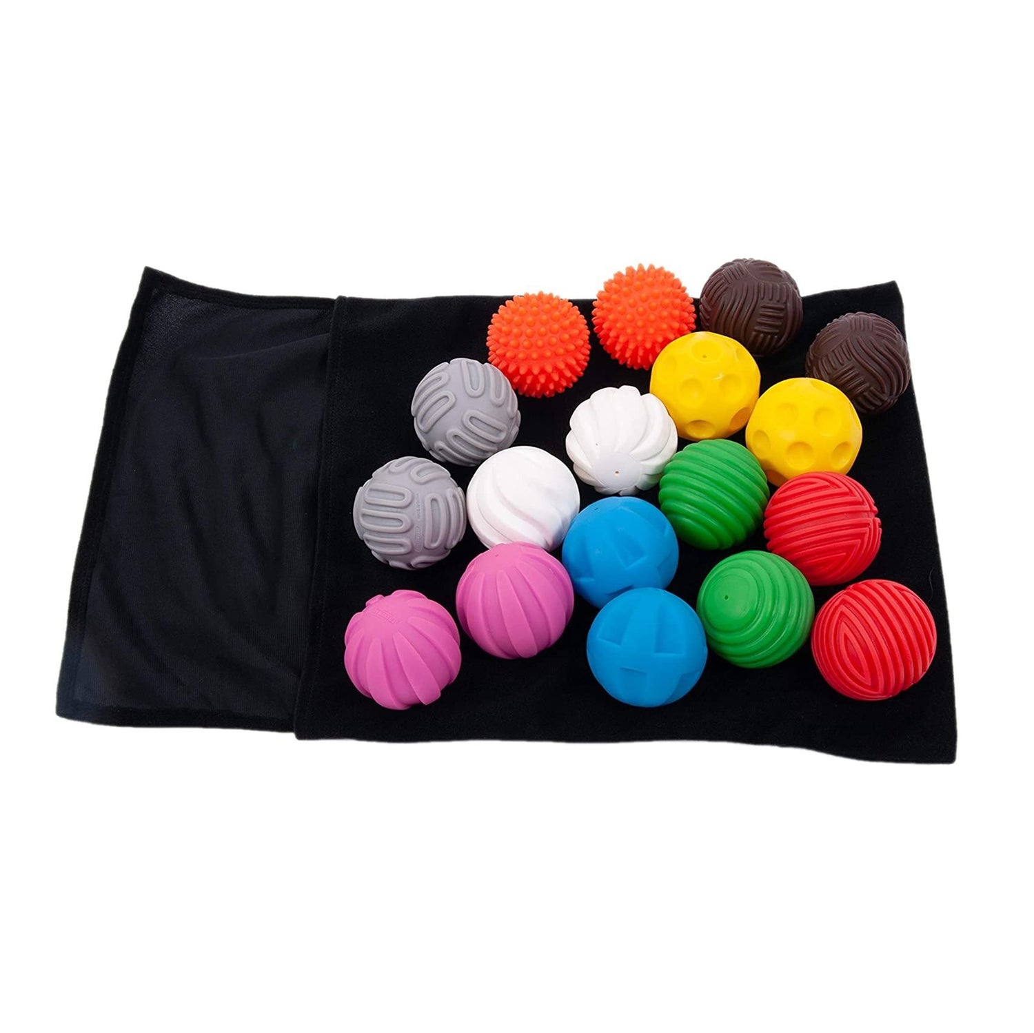 Multi-sensorische Ballen Set – Set die tactiele en visuele stimulatie biedt, ideaal voor ouderen en dementiezorg.