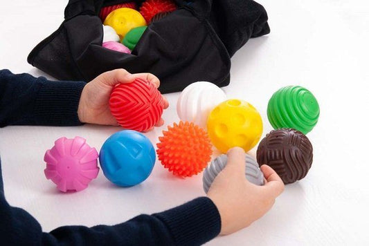 Multi-sensorische Ballen Set – Set die tactiele en visuele stimulatie biedt, ideaal voor ouderen en dementiezorg.