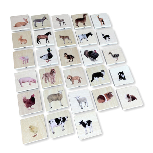 Houten Memo – Geheugenspel met dieren, dat geheugen en associatie stimuleert voor senioren.