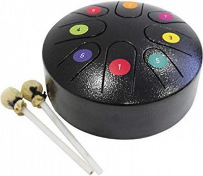 Rainbow Colours Tongue Drum – Kleurrijk muziekinstrument dat sensorische stimulatie en plezier biedt voor senioren.