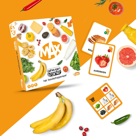 Max Geheugentrainer - Boodschappenspel – Uitdagend geheugenspel voor jong en oud