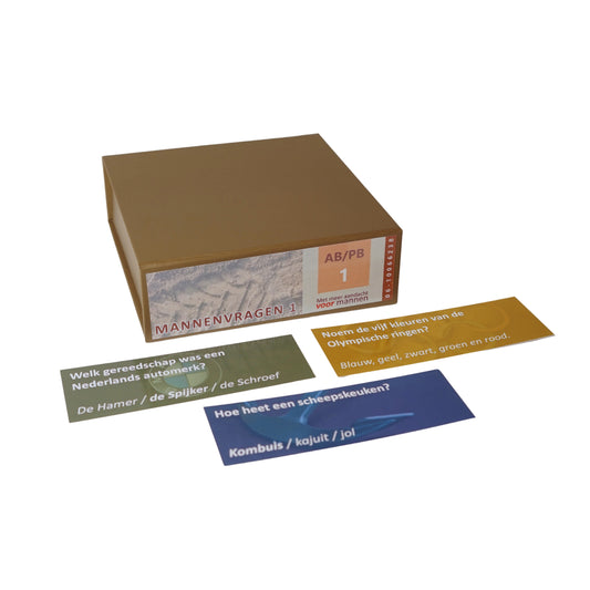 Mannenvragen 1 – Uitdagend vragenspel met 240 vragen voor mannen