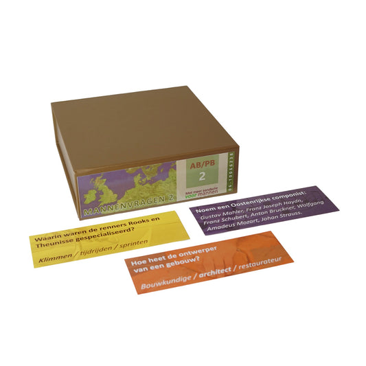 Mannenvragen 2 - Vragenkaartspel voor mannen