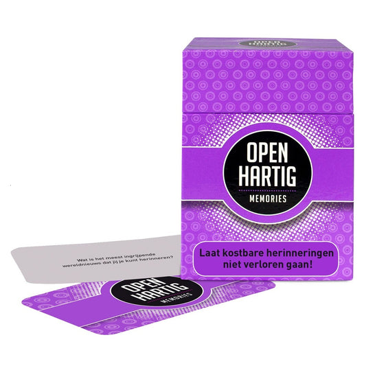 Openhartig Memories – Gesprekskaartspel voor het delen van herinneringen