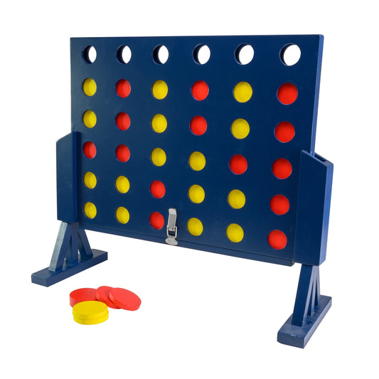 Vier Wint Giga – Extra groot strategisch spel dat activering en plezier biedt voor senioren.