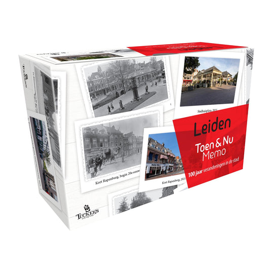 Toen & Nu Memo - Leiden – Nostalgisch geheugenspel dat de geschiedenis van Leiden tot leven brengt voor senioren.