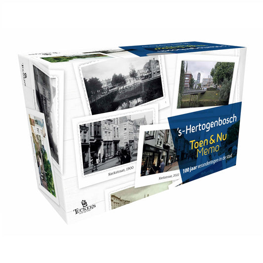 Toen & Nu Memo - 's-Hertogenbosch – Nostalgisch geheugenspel dat stedelijke veranderingen onthult voor senioren.