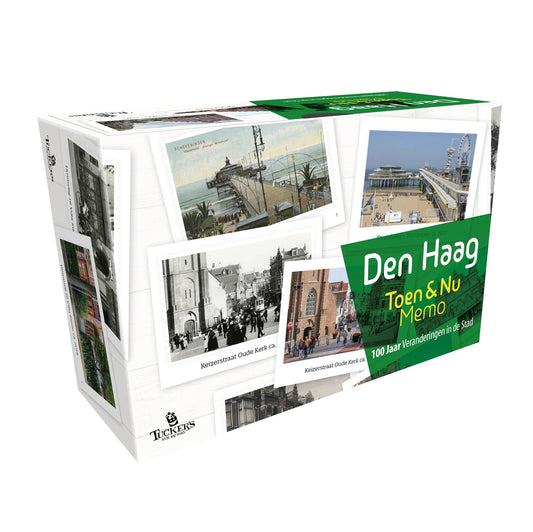 Toen & Nu Memo Den Haag – Nostalgisch geheugenspel dat de geschiedenis van Den Haag weerspiegelt voor senioren.