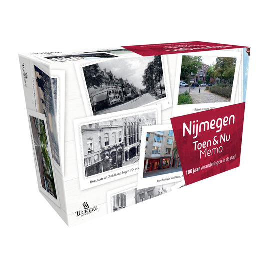 Toen & Nu Memo - Nijmegen – Nostalgisch geheugenspel dat de geschiedenis van Nijmegen onthult voor senioren.