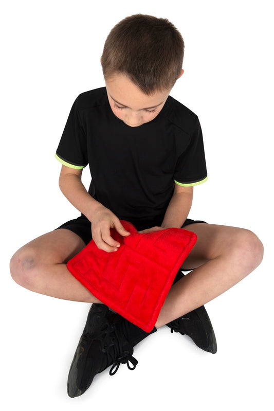 Pluche Labyrint – Vierkant motoriekspel dat sensorische stimulatie en activering biedt voor senioren.