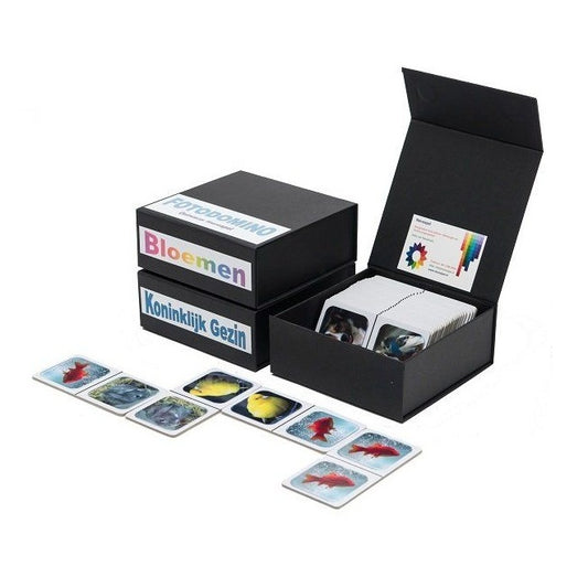 Fotodomino Bloemen – Geheugenspel met bloemrijke afbeeldingen, ideaal voor activering bij senioren.