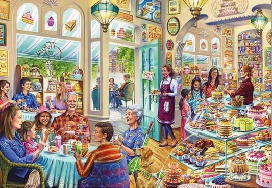 Dementie Puzzel 'Grandma's Treat' – 100 XXL stukjes, activerende puzzel die warmte en herinneringen stimuleert voor senioren.