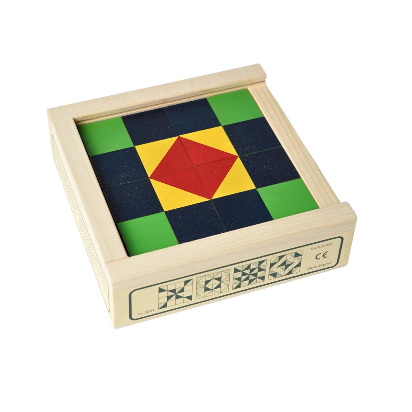 Dementie-puzzel: Kubuspuzzel Mozaïek (16 delen)