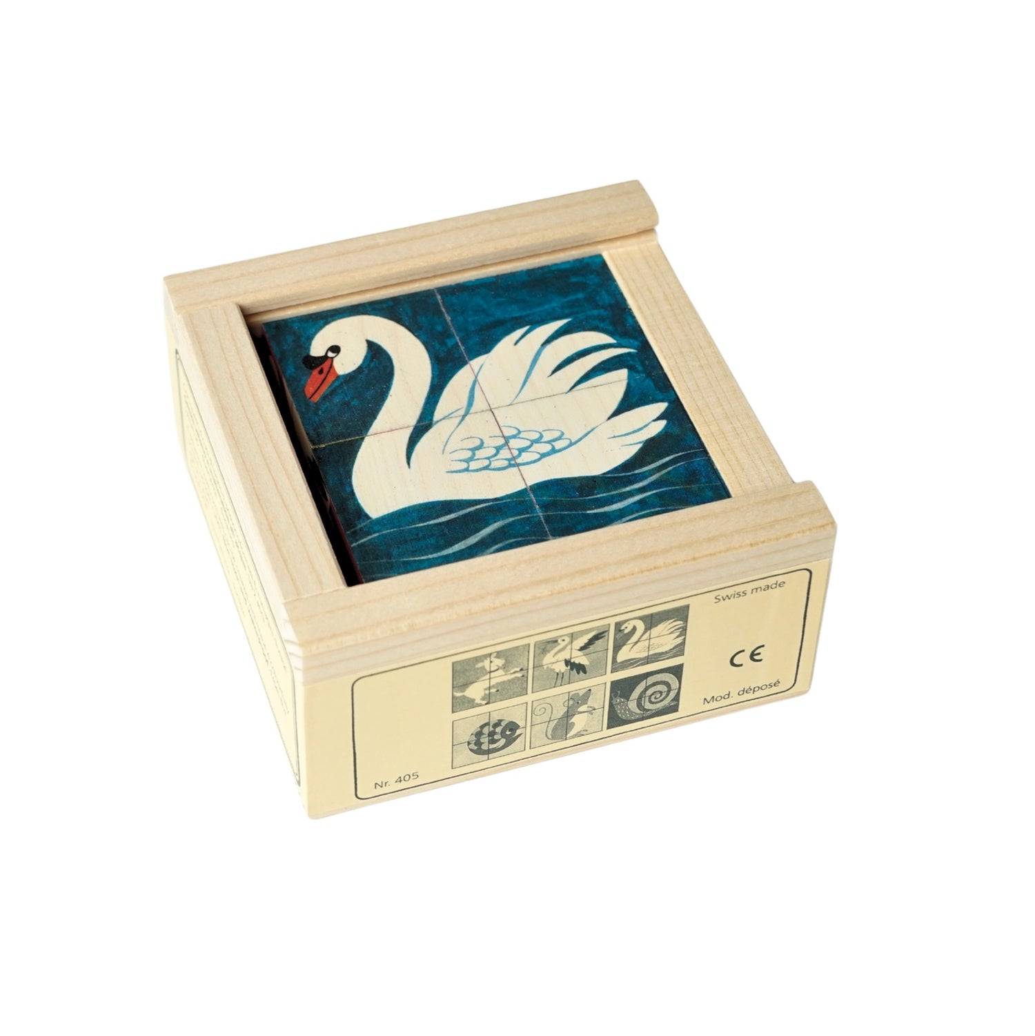 Dementie-puzzel: Dieren kubuspuzzel