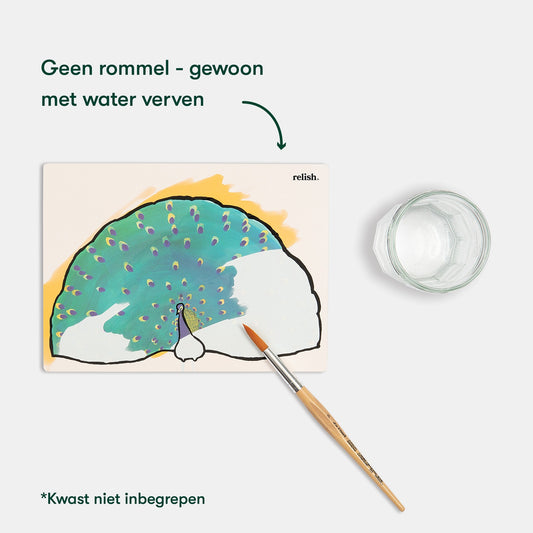 Schilderen met water - Schitterende dieren (Aquapaint voor mensen met dementie)