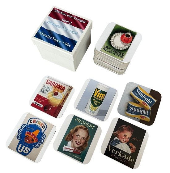 Twee is OK – Merken van Vroeger Deel 2, het vervolg van het nostalgische geheugenspel dat herinneringen stimuleert.