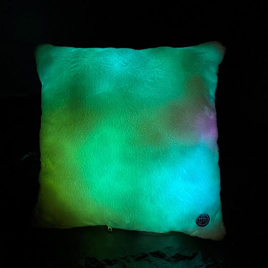 Lichtgevend Sensorisch Kussen Moonlight LED – Kussen dat rustgevende LED-licht toont, bevordert ontspanning voor senioren.