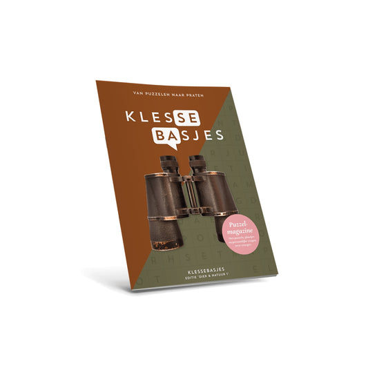 Klessebasjes - Puzzelboekjes - Dier en Natuur 1, Ideaal voor Senioren en Mensen met Dementie