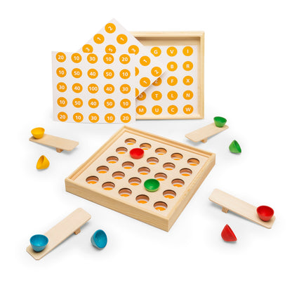 foto van het leuke spel voor dementerenden Hoedje wip tafelmodel