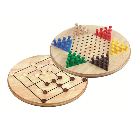 Halma en Molenspel XL - Strategisch Bordspel voor Senioren 