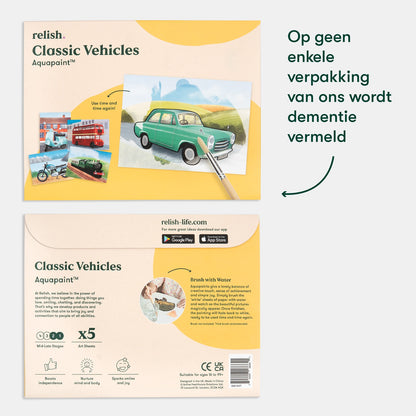 Schilderen met Water - Transport thema voor dementie