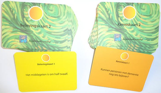 Angèle heeft U nodig! – Bordspel dat gesprekken over dementie stimuleert, ontworpen voor senioren en mantelzorgers.