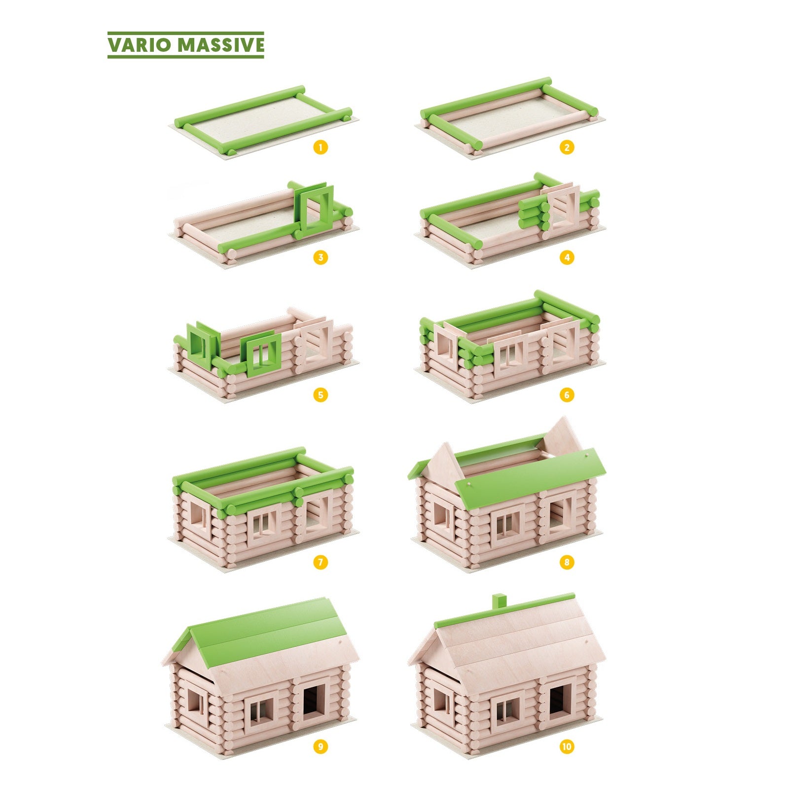 Bouwpakket Vario Massive – Houten constructiespel dat activering en creativiteit stimuleert voor senioren.