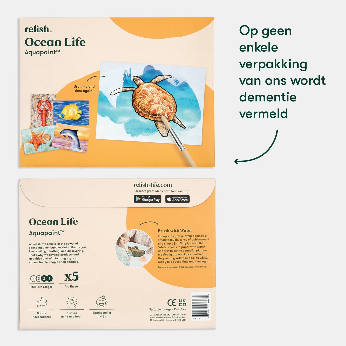 Schilderen met Water - Ocean Life (Aquapaint voor mensen met dementie)