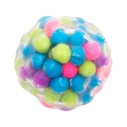 Squizy Stressbal – Zachte sensorische bal die ontspanning en stressvermindering bevordert voor senioren.