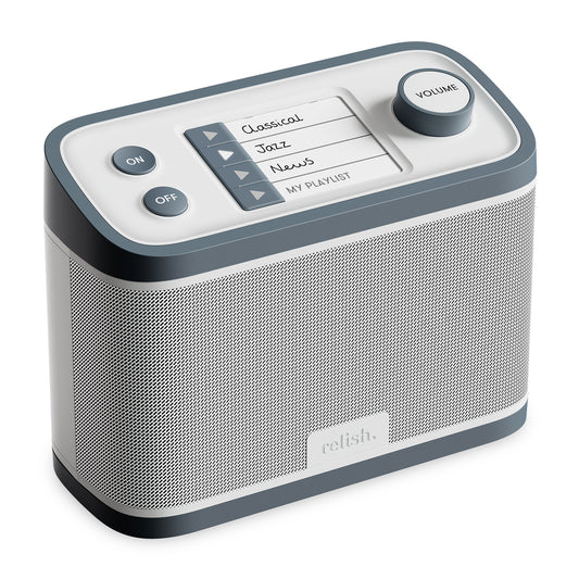 DAB Radio en Muziekspeler – Eenvoudige en gebruiksvriendelijke muziekspeler die ontspanning en activering bevordert voor senioren.