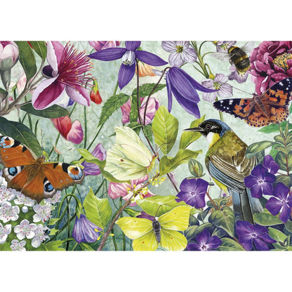Dementie-puzzel 'De Tuin' – 24 XXL stukjes, stimuleert activering en herinnert aan de natuur voor mensen met dementie.