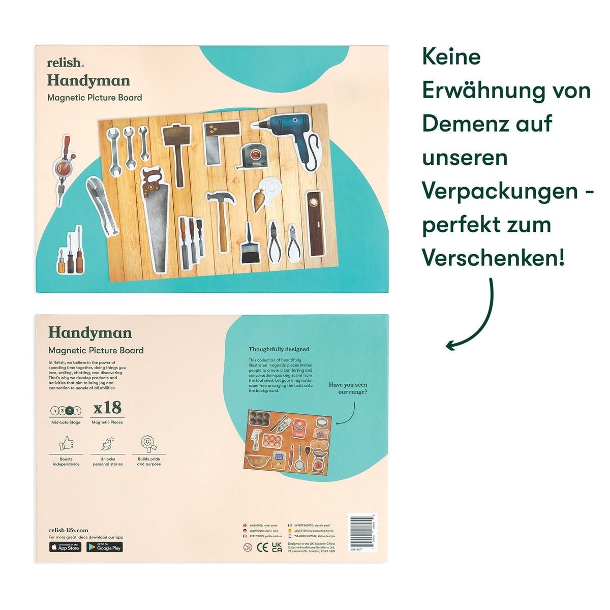 Dementie-puzzel Gereedschap – Magnetisch puzzelspel voor ouderen