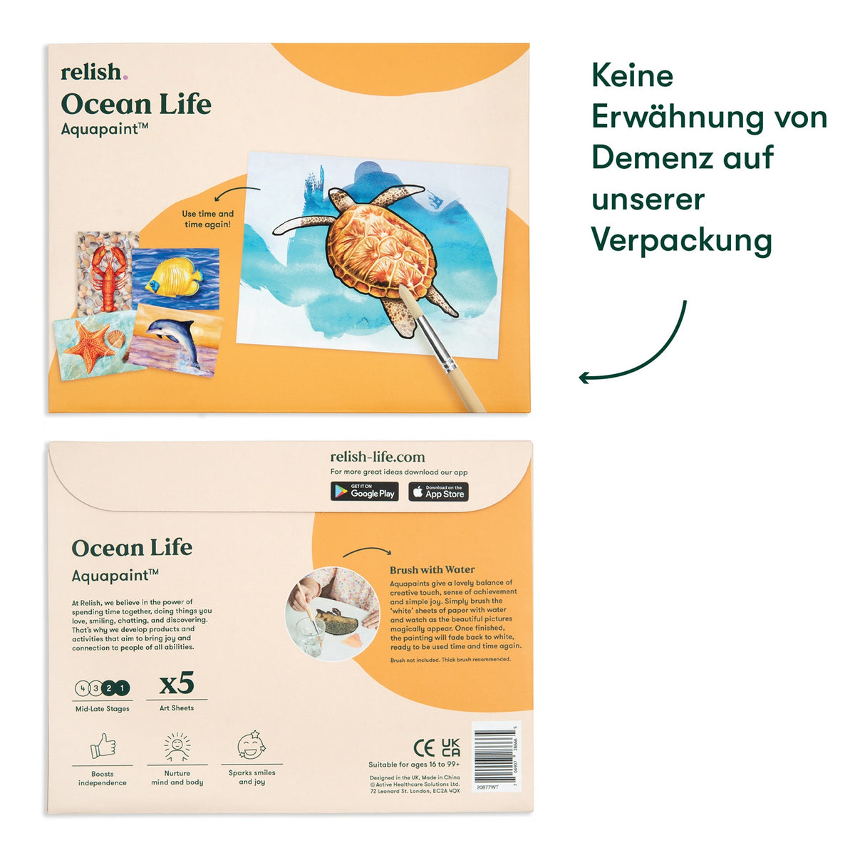 Schilderen met Water - Ocean Life (Aquapaint voor mensen met dementie)