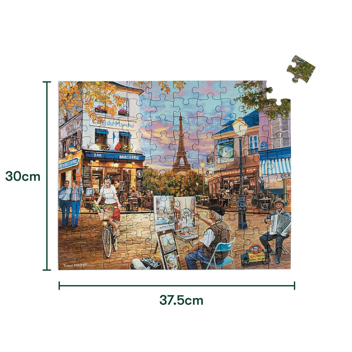 Dementiepuzzel - Sunset in Parijs (100 Stukjes)