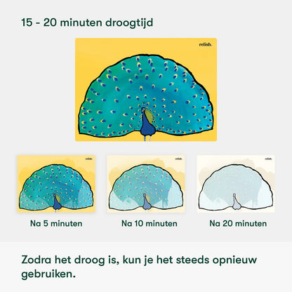 Schilderen met water - Schitterende dieren (Aquapaint voor mensen met dementie)