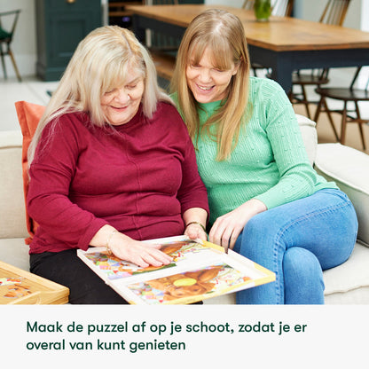 Dementie Puzzel - Vogeltjes in de zomer – 13 stukjes, speciaal voor mensen met dementie