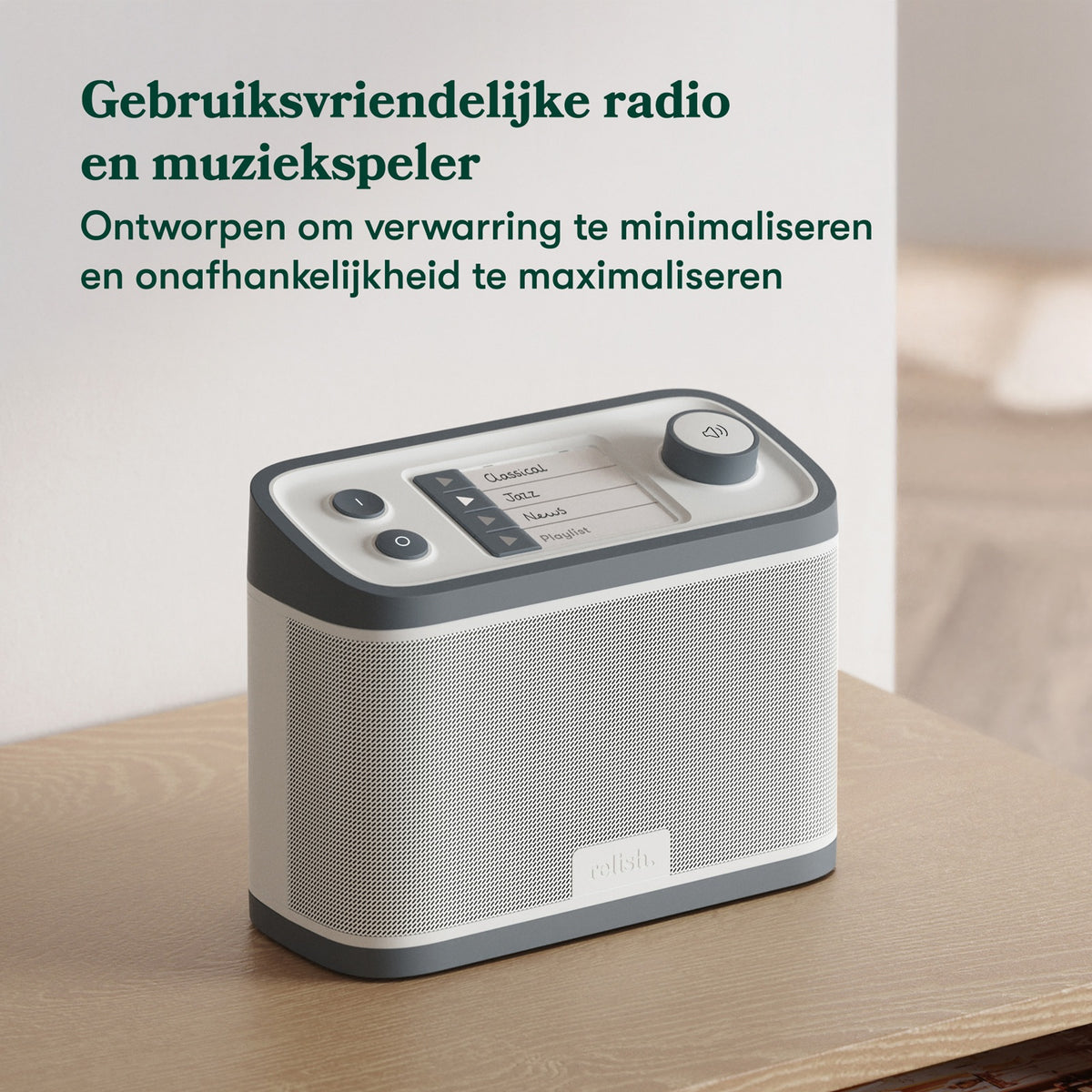 DAB Radio en Muziekspeler voor Senioren – Eenvoudig in Gebruik