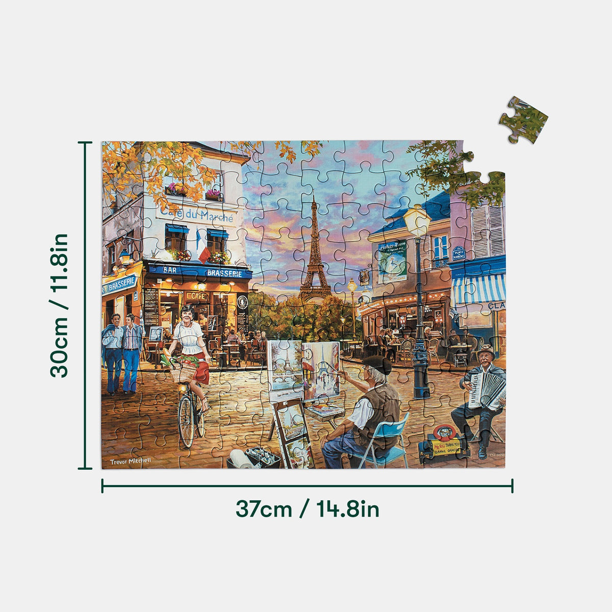 Dementiepuzzel - Sunset in Parijs (100 Stukjes)