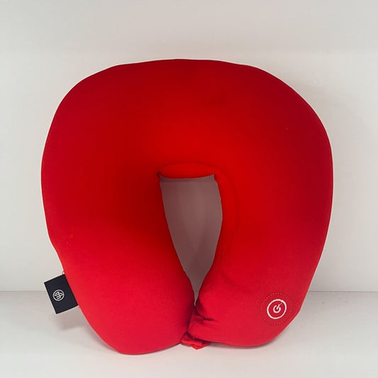 Draagbaar Massage Nekkussen – Massagekussen dat ontspanning en comfort biedt, ideaal voor senioren.